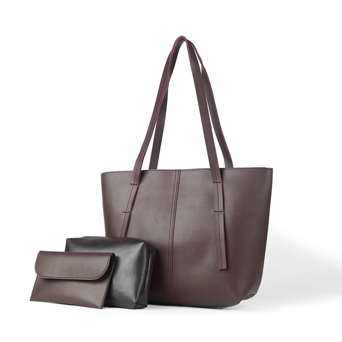 Grace Bag Maroon Set of 3