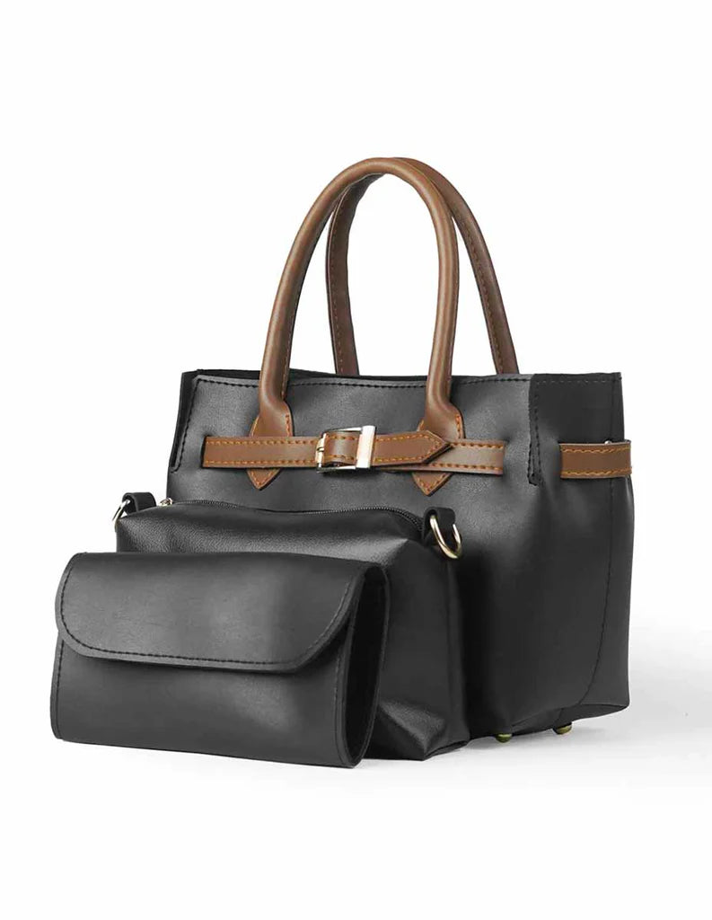 Sandy Bag Black Set of 3