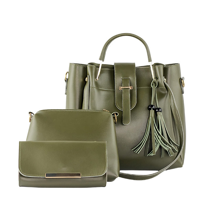 LuxeTote 3PC - Green