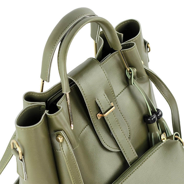 LuxeTote 3PC - Green