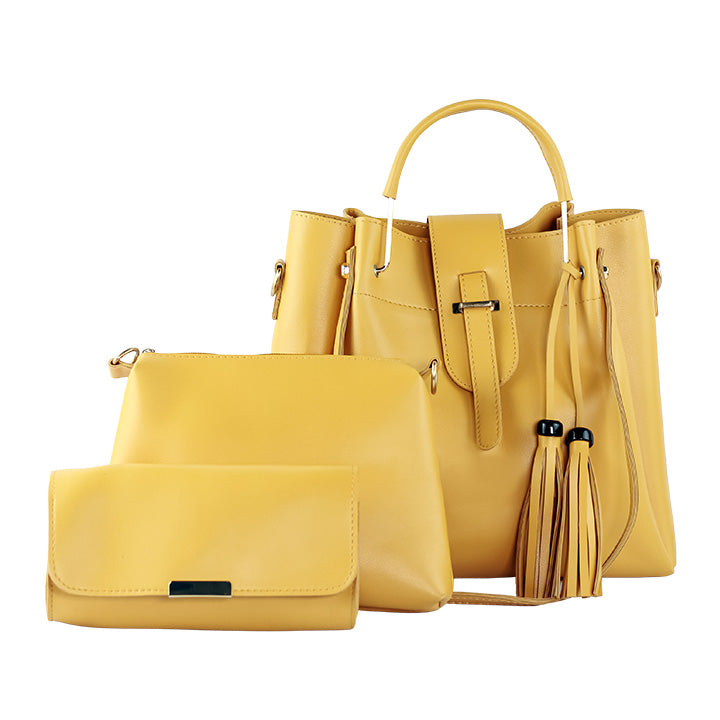 LuxeTote 3PC - Yellow