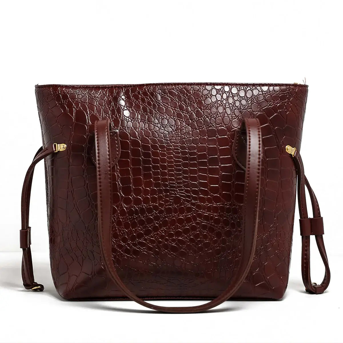 Croc Criss Tote Bag Maroon